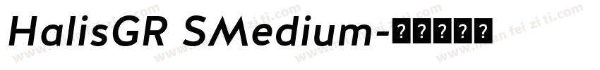 HalisGR SMedium字体转换